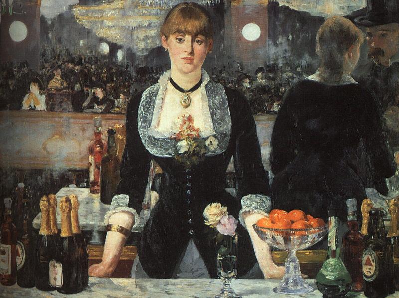 Edouard Manet The Bar at the Folies Bergere Sweden oil painting art